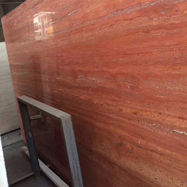 red travertine stone